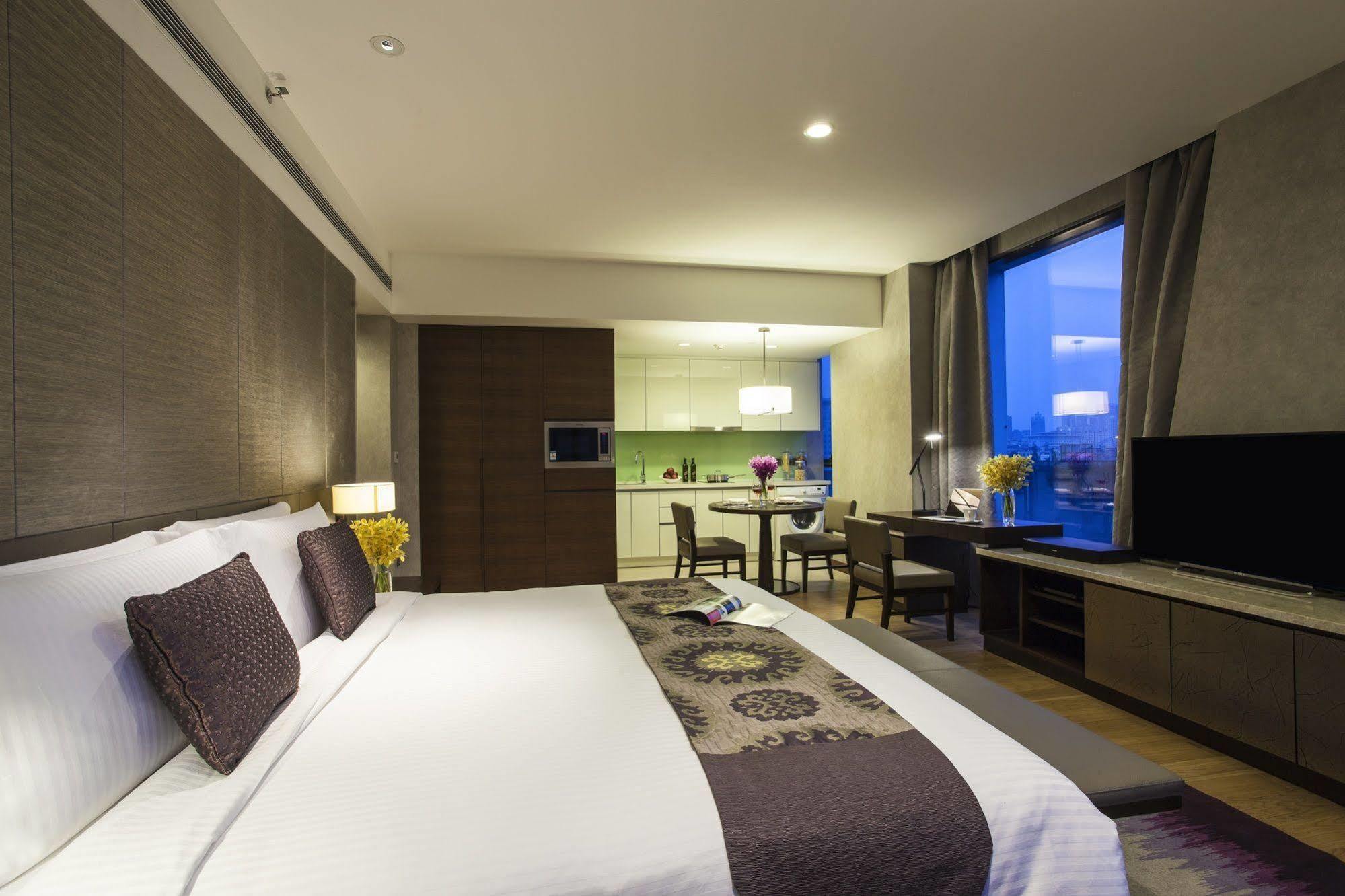 Ascott Raffles City Chengdu Apartamentos con servicio Exterior foto